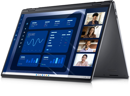 DELL Latitude 9450 2in1 14inch QHD+ Touch Ultra 7 165U vPro 16GB 512GB SSD FPR IRCAM BK W11P 3YPS