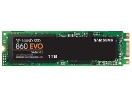 Samsung SSD 860 EVO 1TB SATA M.2 2280, 550/520MBs, V-nand