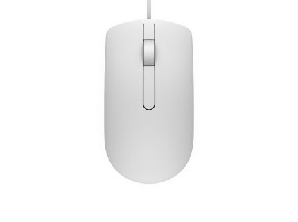 Dell mysz optyczna MS116 USB 2 przyciski + scroll biała
